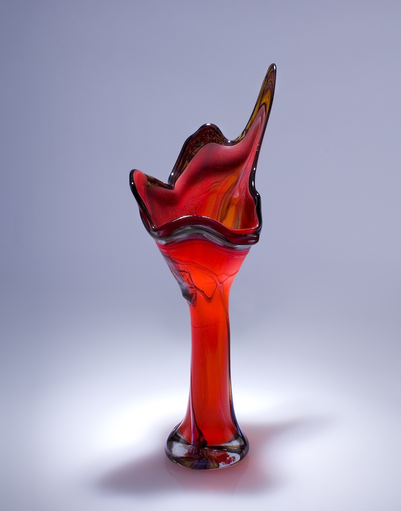 Lava Glass Art Vessel